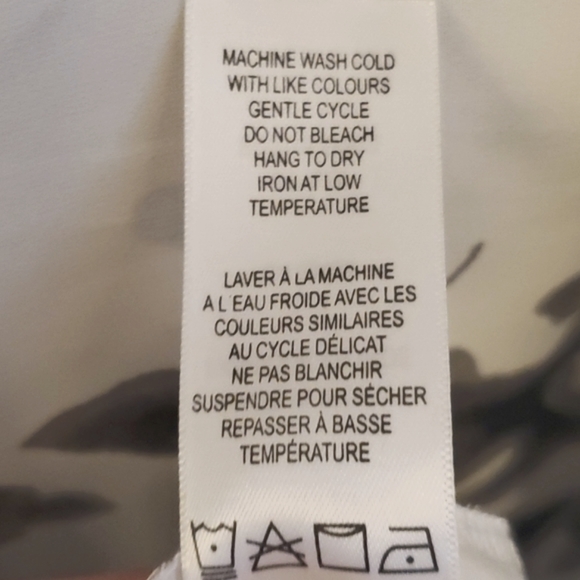 Crossover Front Abstract Floral Blouse - XXL - Picture 10 of 11